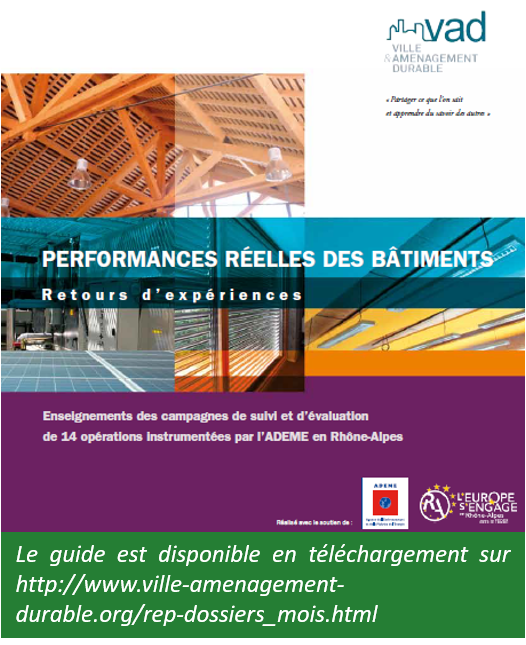 Performances réelles des bâtiments : retours d’expériences Performances réelles des bâtiments : retours d’expériences