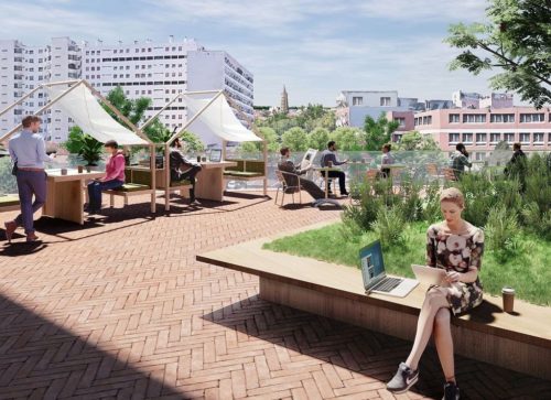 1pulsion, un nouveau bâtiment de bureaux dans le quartier Raynal-Raisin à Toulouse (31)