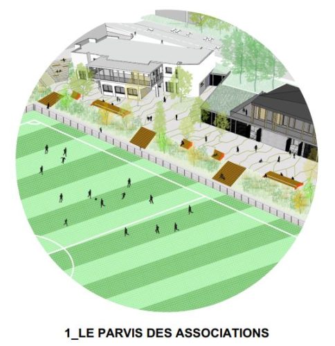 Aménagement de la plaine sportive des Ronzières à Fontaines-sur-Saône (69)