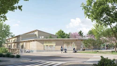 E210676 GS Cassin VETRAZ - Perspective parvis dim OK