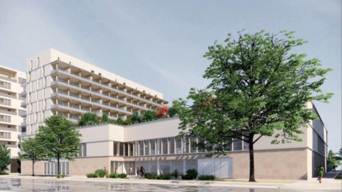 E200342 Logements et complexe sportif Lot B Zac de la Soie Villeurbanne (69) dim OK