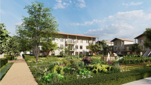 E210735 Quartier de logements au Chemin des Bottes à Beynost (01) dim OK