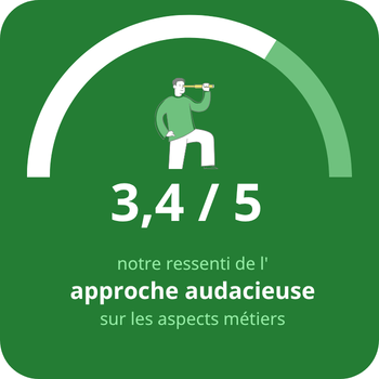 valeur approche audacieuse metiers